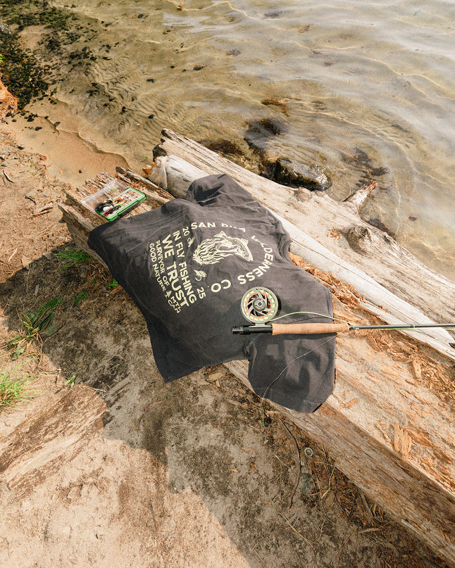 T-shirt oversize vintage manches courtes Fly Fishing