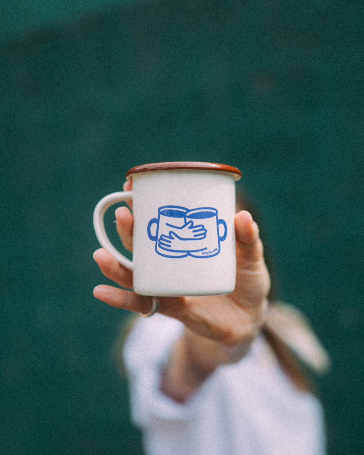 Tasses émaillées Accolade café