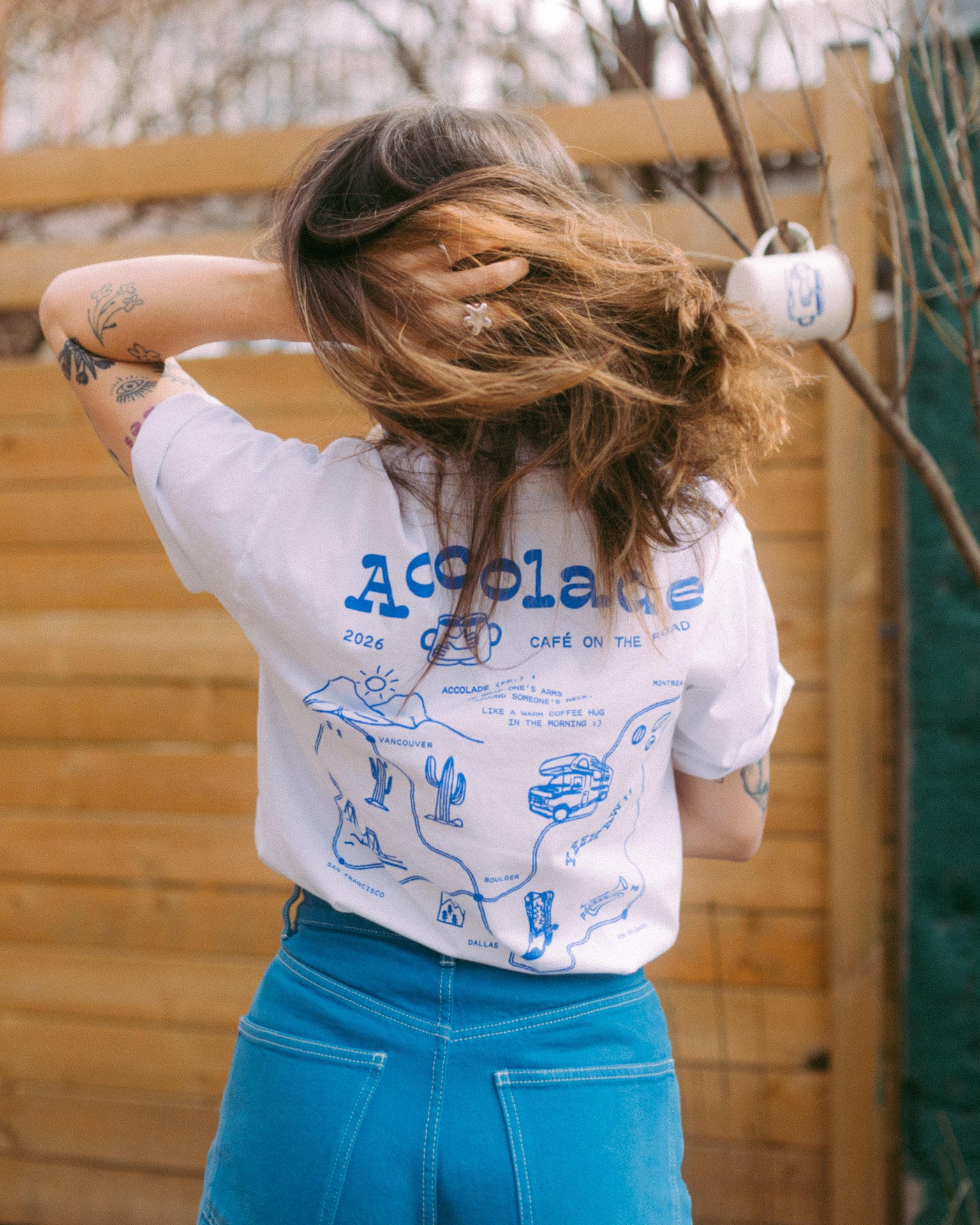 T-shirt oversize Accolade Café