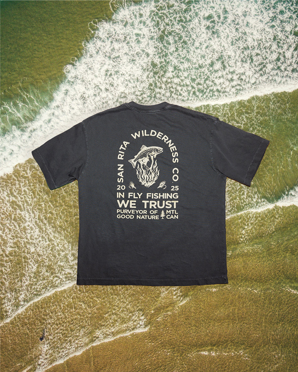 T-shirt oversize vintage manches courtes Fly Fishing
