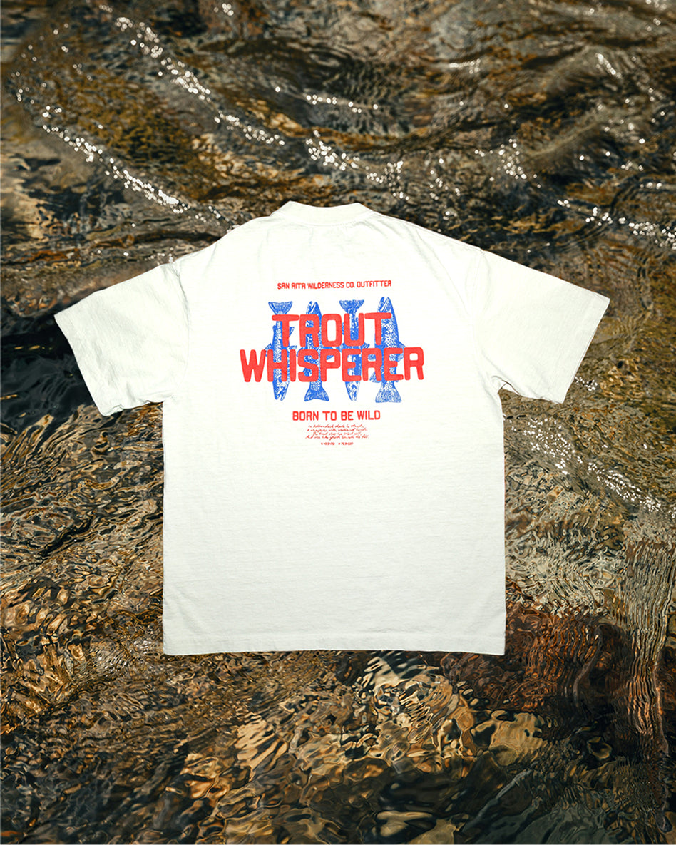 T-shirt oversize vintage manches courtes Trout Whisperer